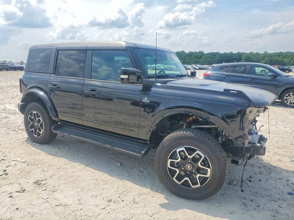 2025 Ford Bronco VIN 1FMDE8BH7SLB62080 COPART salvage auction — FRONT END, Ga - Cert Of Title-Salvage, sold $16,300 on 2026-07-29 (photo 4)