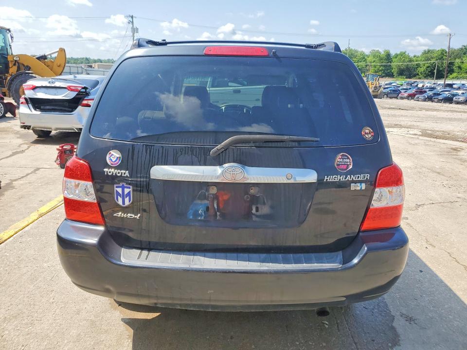 2006 Toyota Highlander VIN JTEEW21A160021399 COPART salvage auction — FRONT END, KY - CERT OF TITLE-SALVAGE, sold $600 on 2026-07-29 (photo 6)