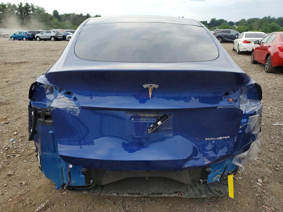 2021 Tesla Model y VIN 5YJYGDEE8MF074560 COPART salvage auction — REAR END, Pa - Certificate Of Salvage, sold $7,400 on 2026-07-06 (photo 6)