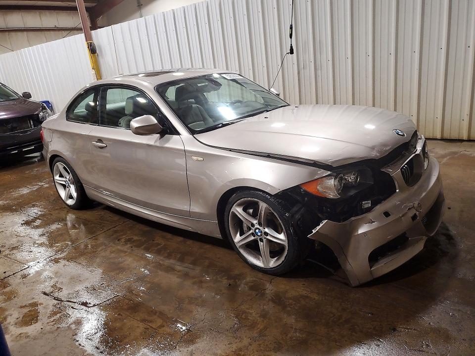 2011 BMW 1 series VIN WBAUC9C52BVM11407 COPART salvage auction — FRONT END, Pa - Certificate Of Salvage, sold $2,150 on 2026-07-24 (photo 4)