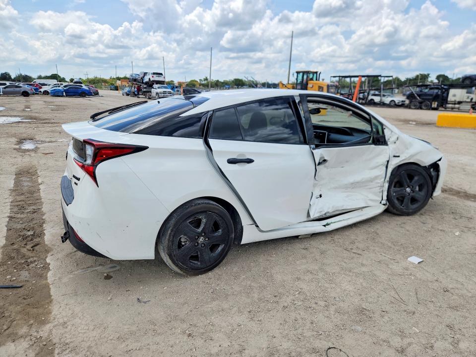 2022 Toyota Prius VIN JTDKAMFU0N3167701 COPART salvage auction — SIDE, FL - CERT OF TITLE SLVG REBUILDABLE, sold $4,950 on 2026-07-30 (photo 3)