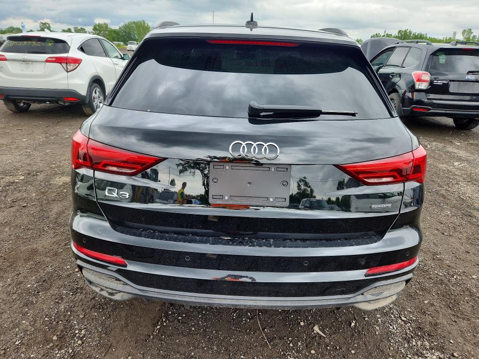 2025 Audi Q3 VIN WA1FECF31S1048922 COPART salvage auction — WATER/FLOOD, Qc - Irrecuperable, sold $8,000 on 2026-08-18 (photo 6)