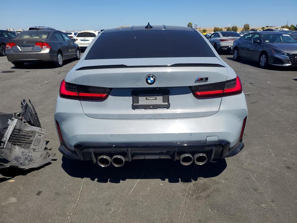 2022 BMW M3 VIN WBS33AY0XNFL75907 COPART salvage auction — UNDERCARRIAGE, Ca - Salvage Certificate, sold $31,250 on 2026-07-08 (photo 6)