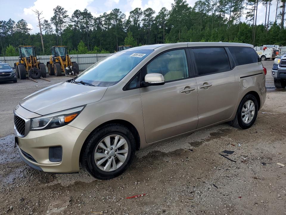 2017 Kia SEDONA VIN KNDMB5C11H6231947 COPART salvage auction — REAR END, Sc - Cert Of Title-Salvage, sold $2,150 on 2026-07-27 (photo 1)