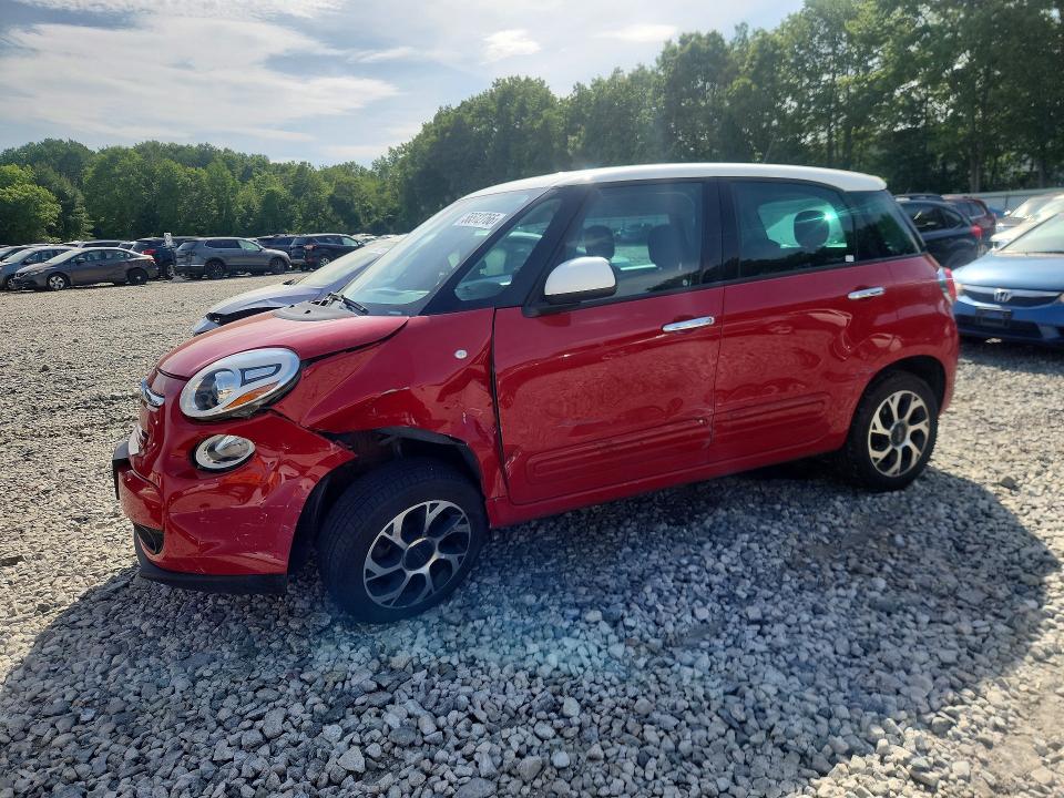 2015 Fiat 500 VIN ZFBCFABHXFZ032711 COPART salvage auction — SIDE, Ma - Cert Of Title-Reconstrctd Coll, sold $100 on 2026-08-14 (photo 1)