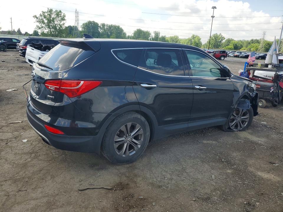 2013 Hyundai Santa fe VIN 5XYZU3LB9DG070266 COPART salvage auction — FRONT END, Mi - Cert Of Title-Rebuilt Salvage, sold $2,350 on 2026-07-07 (photo 3)