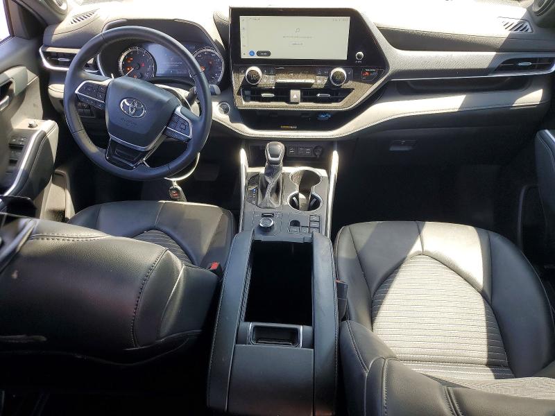 2024 Toyota Highlander VIN 5TDKDRBH1RS557062 COPART salvage auction — FRONT END, Ca - Salvage Certificate, sold $13,000 on 2026-07-06 (photo 8)