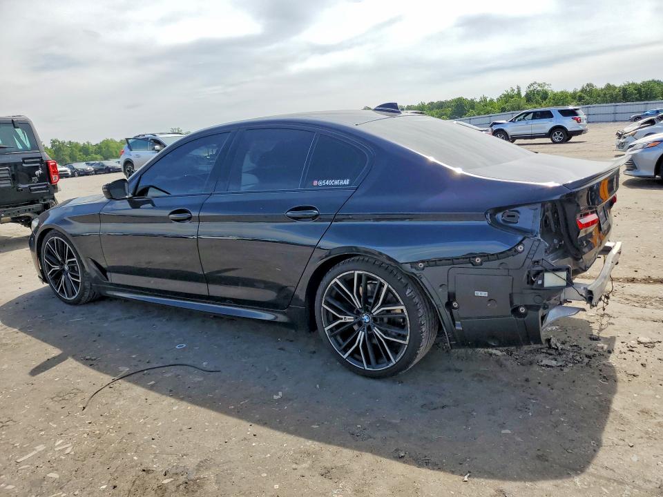 2022 BMW 5er VIN WBA53BJ09NWX46715 COPART salvage auction — REAR END, Va - Cert Of Title - Salvage, sold $21,400 on 2026-07-15 (photo 2)