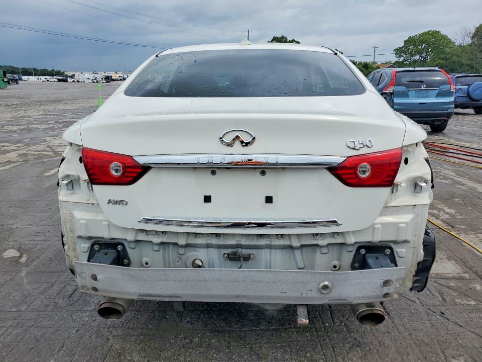 2014 Infiniti VIN JN1BV7AR8EM687084 COPART salvage auction — STRIPPED, TN - SALVAGE CERTIFICATE, sold $300 on 2026-07-27 (photo 6)