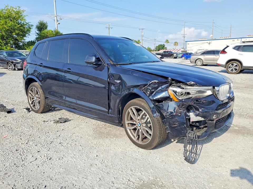2017 BMW X3 VIN 5UXWX7C37H0U43650 COPART salvage auction — FRONT END, Fl - Cert Of Title Slvg Rebuildable, sold $3,850 on 2026-07-10 (photo 4)