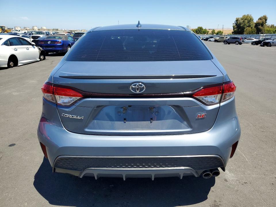 2022 Toyota VIN JTDP4MCE4NJ084939 COPART salvage auction — REAR END, Ca - Salvage Certificate, sold $6,400 on 2026-07-22 (photo 6)