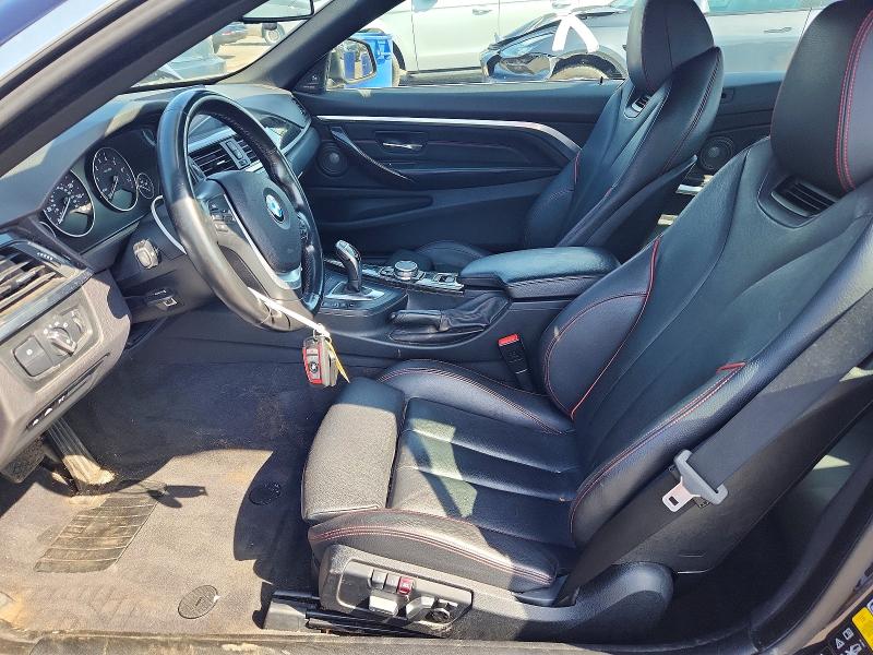 2017 BMW 4er VIN WBA4U1C54H5A15800 COPART salvage auction — FRONT END, Pa - Certificate Of Salvage, sold $11,800 on 2026-07-14 (photo 7)