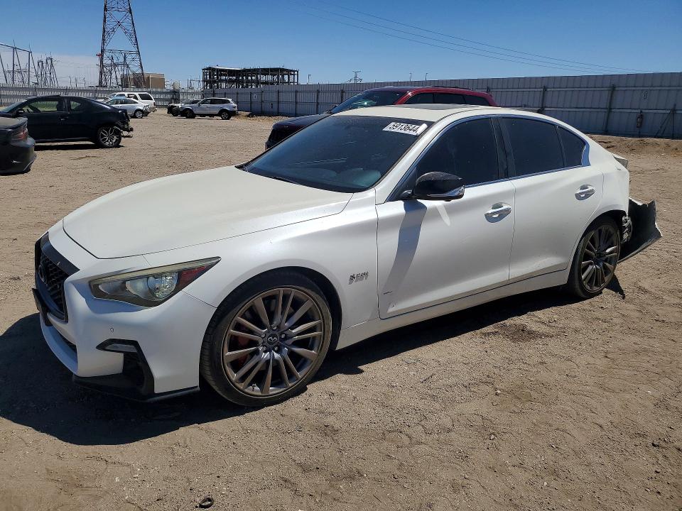 2018 Infiniti Q50 VIN JN1FV7AP6JM461345 — COPART salvage auction photo