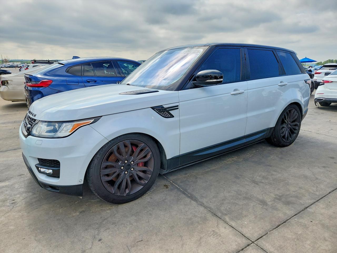 2016 Land Rover Range Rover Sport VIN SALWR2EF8GA595105 COPART salvage auction — Normal Wear, TX - CERTIFICATE OF TITLE, sold $4,900 on 2026-07-03 (photo 1)
