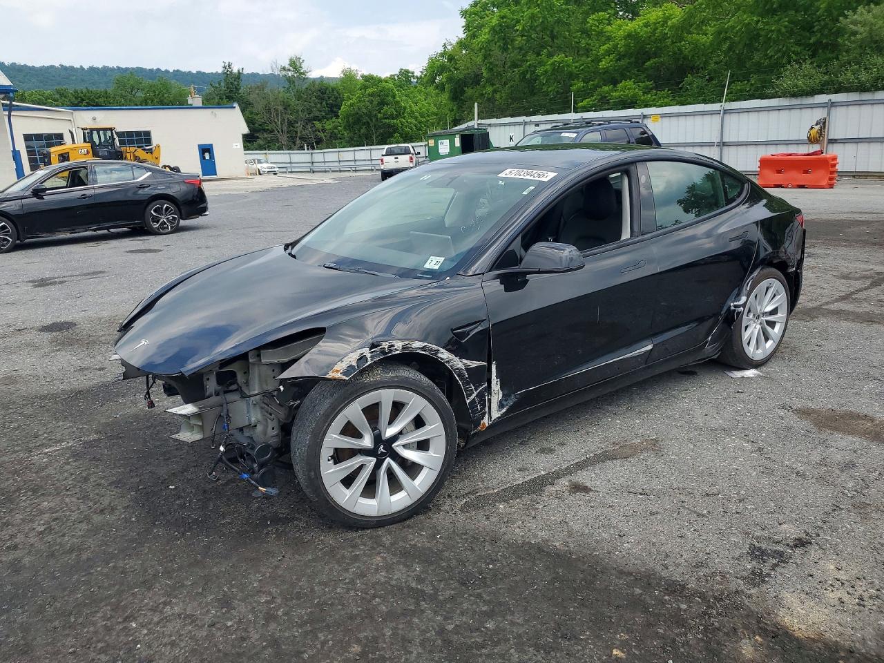 2022 Tesla Model 3 VIN 5YJ3E1EA4NF289558 COPART salvage auction — Front End, PA - CERT OF TITLE, sold $6,500 on 2026-07-01 (photo 1)