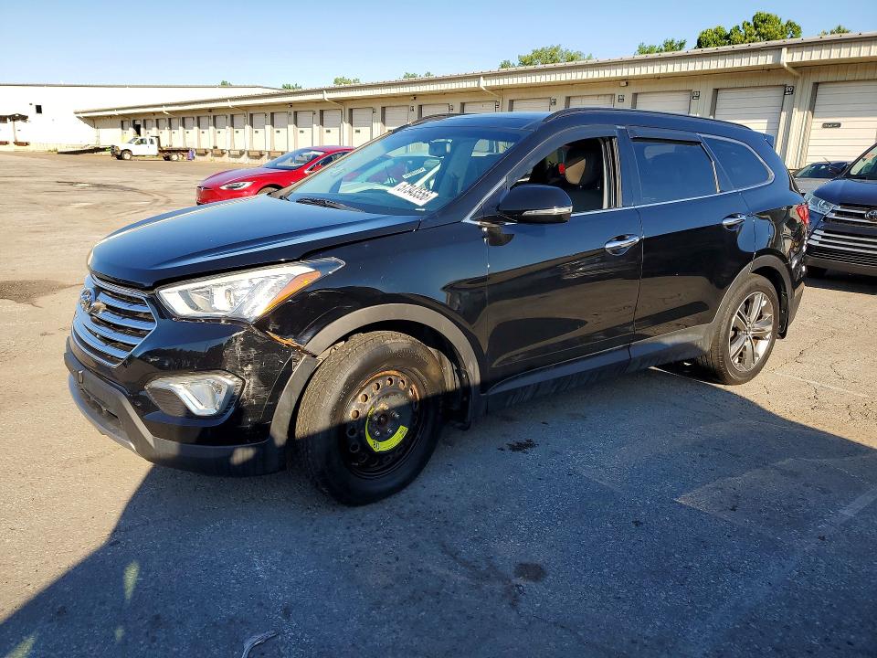 2015 Hyundai Santa fe VIN KM8SR4HF8FU105428 COPART salvage auction — FRONT END, Mi - Certificate Of Title, sold $3,750 on 2026-07-06 (photo 1)