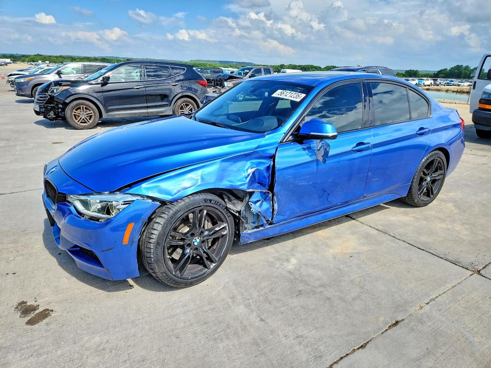 2017 BMW 3er VIN WBA8B9C39HK886131 COPART salvage auction — SIDE, Tx - Certificate Of Title, sold $6,100 on 2026-08-13 (photo 1)