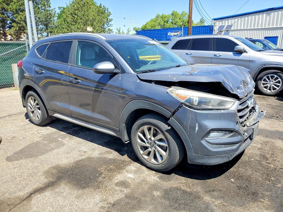 2018 Hyundai Tucson VIN KM8J3CA44JU606941 COPART salvage auction — FRONT END, Co - Public - Salvage Title, sold $2,300 on 2026-07-31 (photo 4)