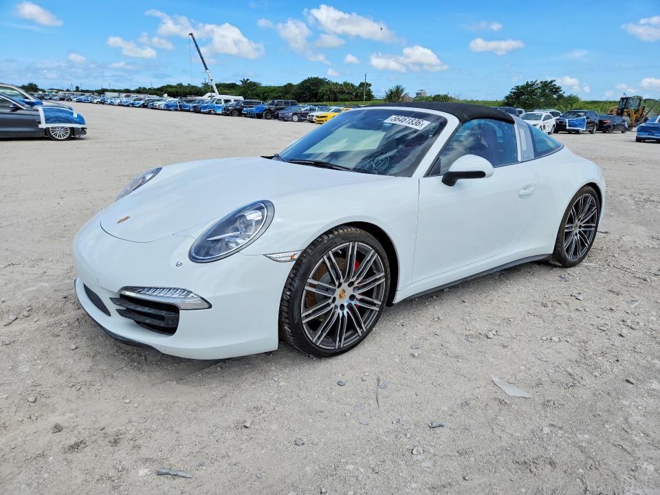 2015 Porsche 911 VIN WP0BB2A91FS135609 — COPART salvage auction photo