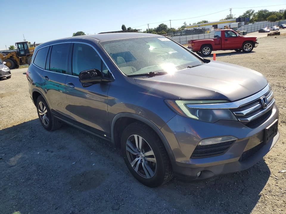 2017 Honda Pilot VIN 5FNYF5H38HB021687 COPART salvage auction — FRONT END, Ca - Salvage Certificate, sold $4,000 on 2026-07-09 (photo 4)