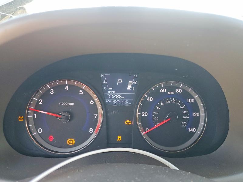 2013 Hyundai Accent VIN KMHCT4AE1DU448912 COPART salvage auction — FRONT END, Oh - Cert Of Title-Salvage, sold $80 on 2026-07-15 (photo 9)