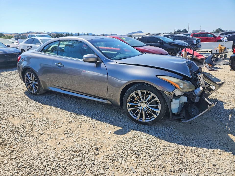 2011 Infiniti G37 VIN JN1CV6FE1BM952041 COPART salvage auction — FRONT END, CA - SALVAGE CERTIFICATE, sold $1,000 on 2026-07-28 (photo 4)
