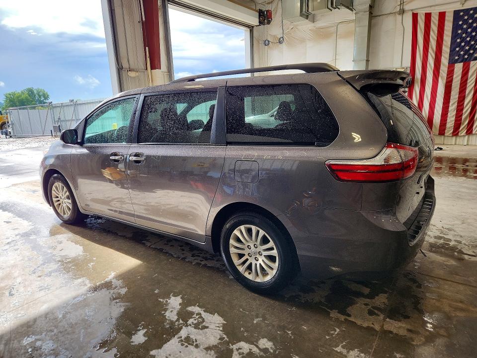 2017 Toyota Sienna VIN 5TDYZ3DC7HS872442 COPART salvage auction — HAIL, Salvage Title, sold $15,700 on 2026-07-14 (photo 2)