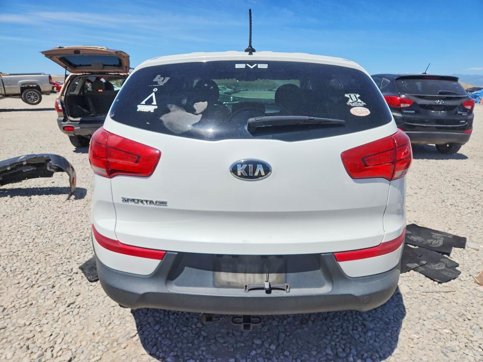 2016 Kia Sportage VIN KNDPBCAC7G7870154 COPART salvage auction — FRONT END, Ut - Salvage Certificate, sold $150 on 2026-07-10 (photo 6)