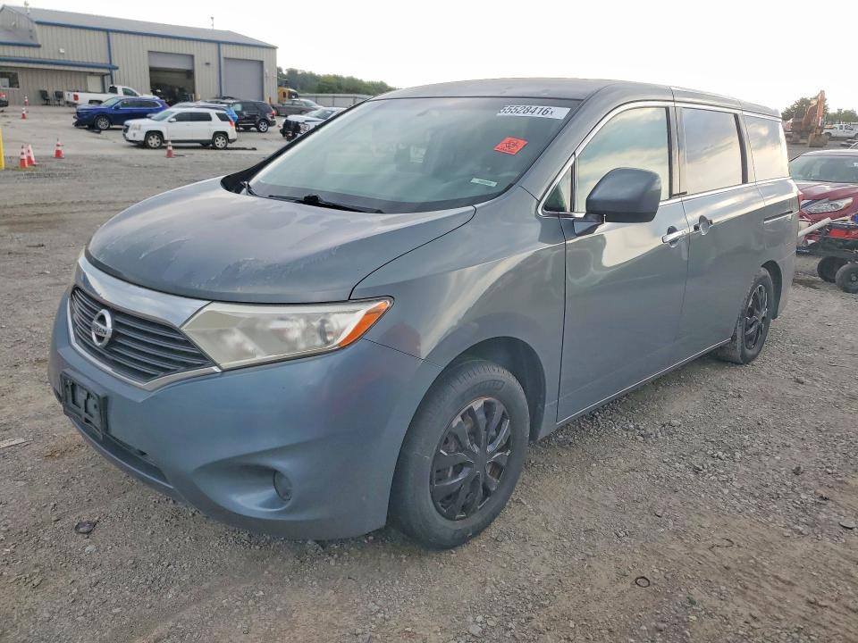 2011 Nissan Quest VIN JN8AE2KP9B9000108 COPART salvage auction — MECHANICAL, In - Certificate Of Title, sold $525 on 2026-07-03 (photo 1)