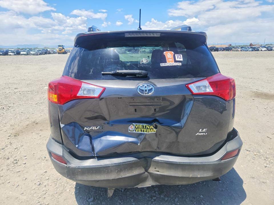 2015 Toyota Rav 4 VIN JTMBFREV5FD122161 COPART salvage auction — REAR END, Co - Public - Salvage Title, sold $3,300 on 2026-07-14 (photo 6)