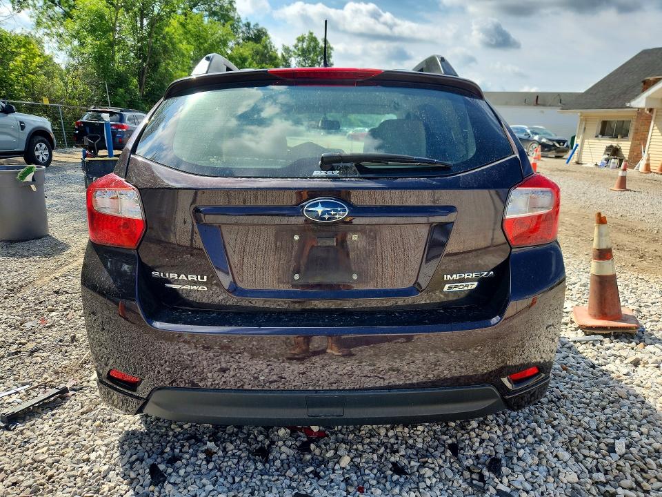 2013 Subaru Impreza VIN JF1GPAL69DH213350 COPART salvage auction — FRONT END, Oh - Cert Of Title-Salvage, sold $650 on 2026-07-15 (photo 6)