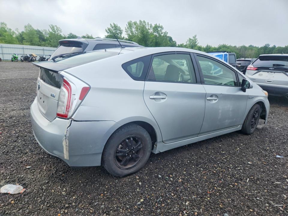2012 Toyota Prius VIN JTDKN3DU5C5506875 COPART salvage auction — BURN, MA - CERT OF TITLE-RECONSTRCTD COLL, sold $1,150 on 2026-07-08 (photo 3)