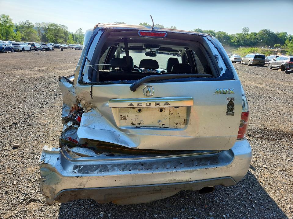 2004 Acura Mdx VIN 2HNYD18954H512378 COPART salvage auction — REAR END, NY - MV-907A SALVAGE CERTIFICATE, sold $425 on 2026-07-09 (photo 6)