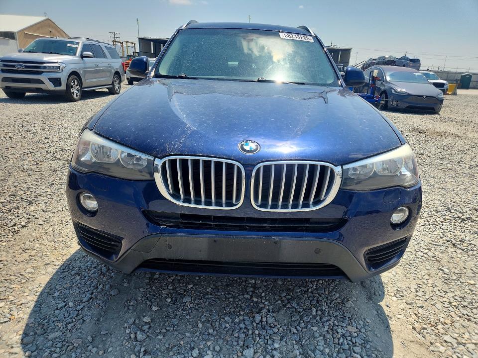 2015 BMW X3 VIN 5UXWX9C56F0D53340 COPART salvage auction — HAIL, Co - Certificate Of Title, sold $3,200 on 2026-07-14 (photo 5)