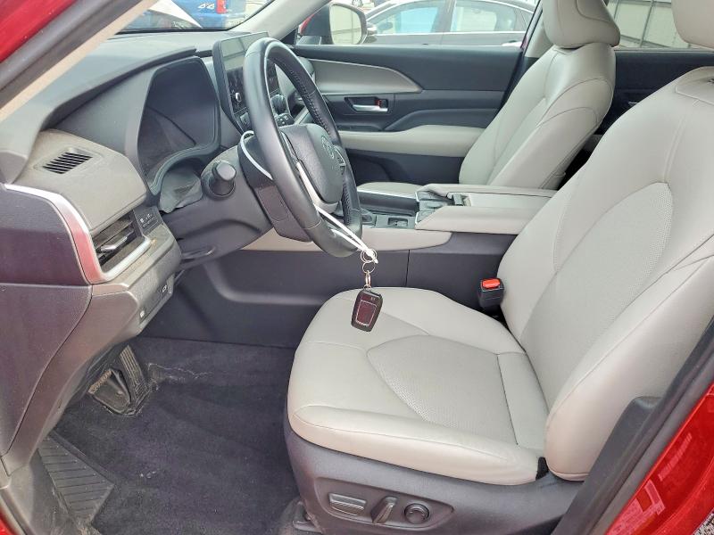 2024 Toyota Highlander VIN 5TDACAB57RS010223 COPART salvage auction — FRONT END, Pa - Certificate Of Salvage, sold $19,300 on 2026-07-10 (photo 7)