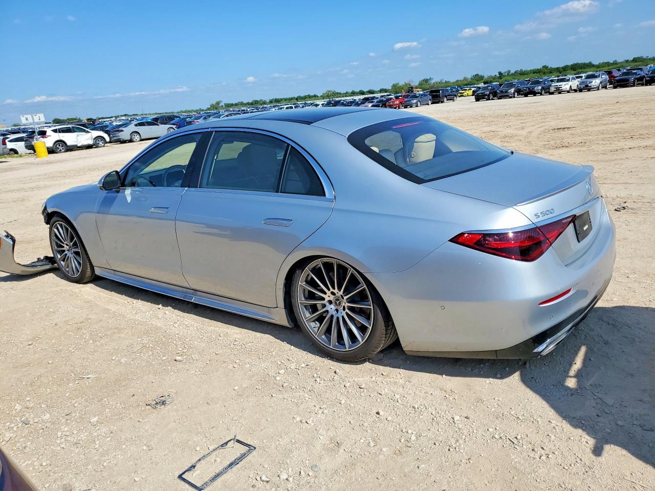2026 Mercedes-Benz VIN W1K6G6DBXTA354441 COPART salvage auction — Undercarriage, TX - SALVAGE VEHICLE TITLE, sold $63,000 on 2026-07-02 (photo 2)