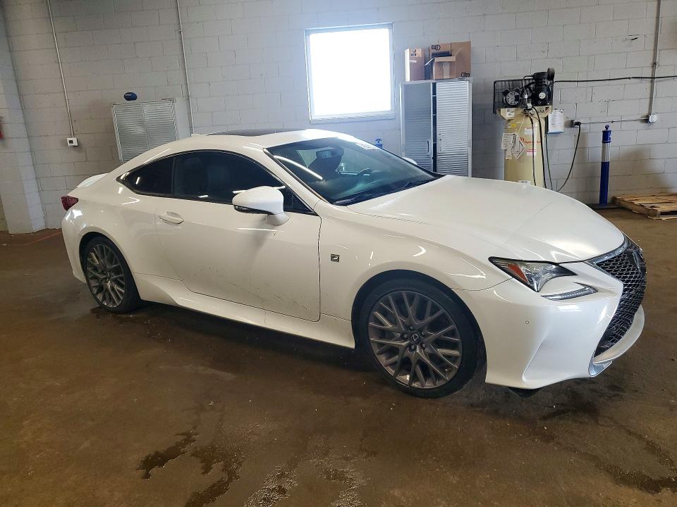 2017 Lexus Rc 200t VIN JTHHA5BC3H5005114 COPART salvage auction — MINOR DENT/SCRATCHES, IA - CERTIFICATE OF TITLE, sold $1,250 on 2026-07-30 (photo 4)