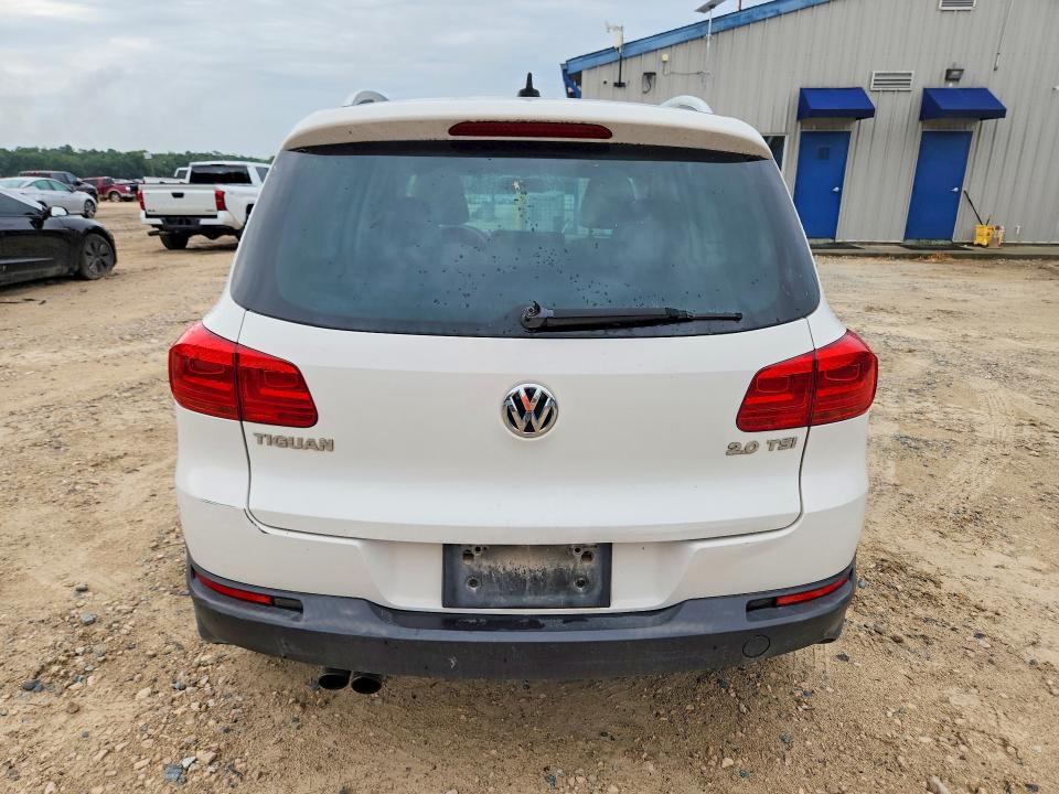 2014 Volkswagen Tiguan VIN WVGAV3AX1EW540878 COPART salvage auction — FRONT END, Fl - Cert Of Title Slvg Rebuildable, sold $650 on 2026-07-06 (photo 6)