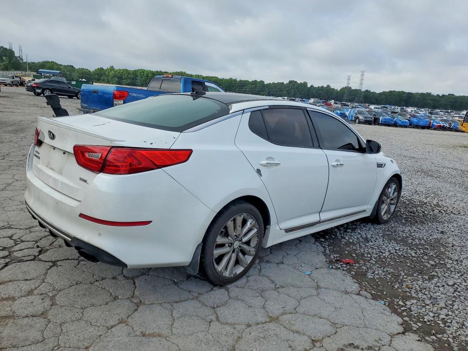 2015 Kia Optima VIN 5XXGR4A65FG360564 COPART salvage auction — REAR END, Ms - Certificate Of Title, sold $550 on 2026-07-24 (photo 3)