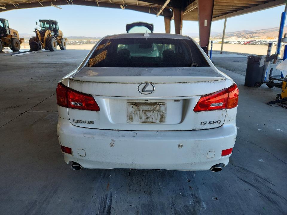 2007 Lexus Is VIN JTHBE262275012113 COPART salvage auction — FRONT END, Ca - Dis/Dlr/Exp Clean W/Salv Hist, sold $250 on 2026-07-30 (photo 6)