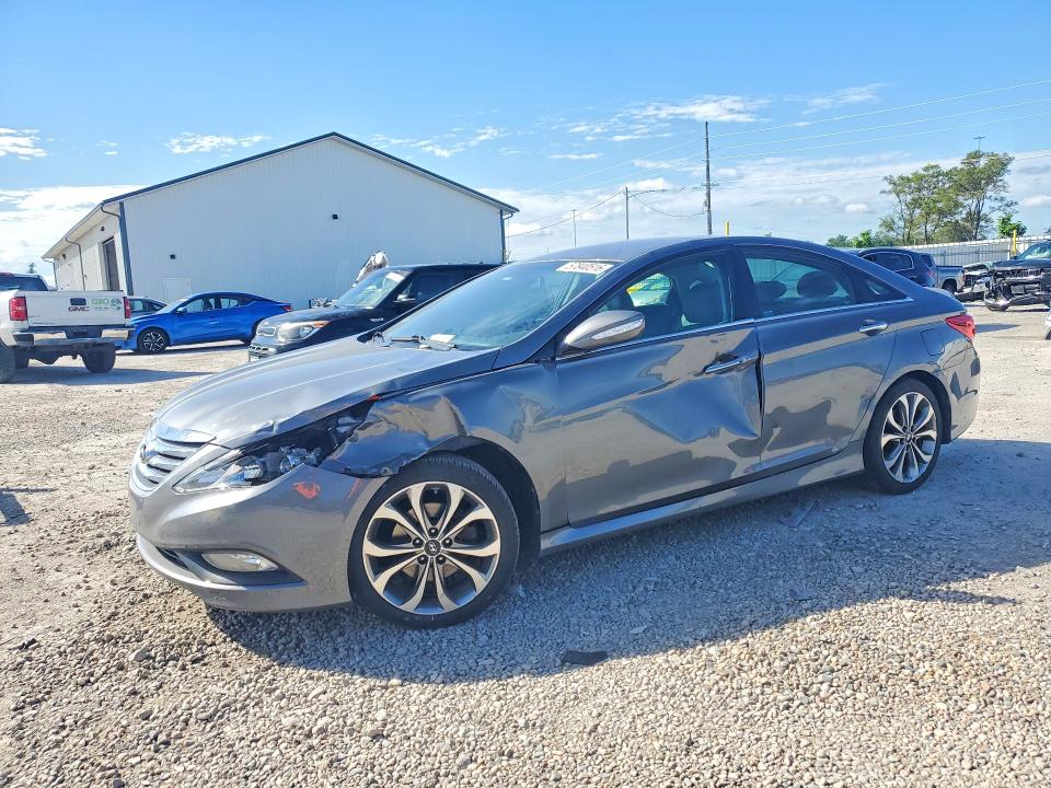 2014 Hyundai Sonata VIN 5NPEC4AC2EH908845 COPART salvage auction — REAR END, Il - Salvage Certificate, sold $1,100 on 2026-07-31 (photo 1)