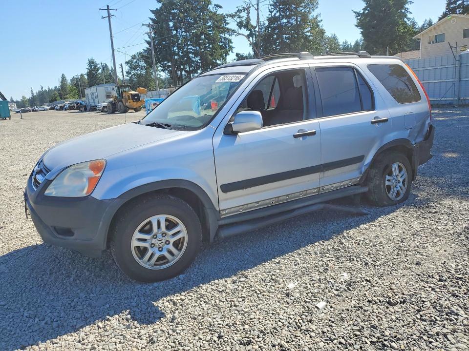 2002 Honda Cr-v VIN JHLRD78812C075132 COPART salvage auction — REAR END, WA - BILL OF SALE, sold $175 on 2026-07-10 (photo 1)