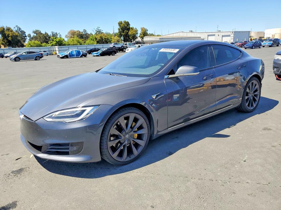 2019 Tesla Model s VIN 5YJSA1E25KF305732 COPART salvage auction — REAR END, Ca - Salvage Certificate, sold $8,700 on 2026-07-20 (photo 1)