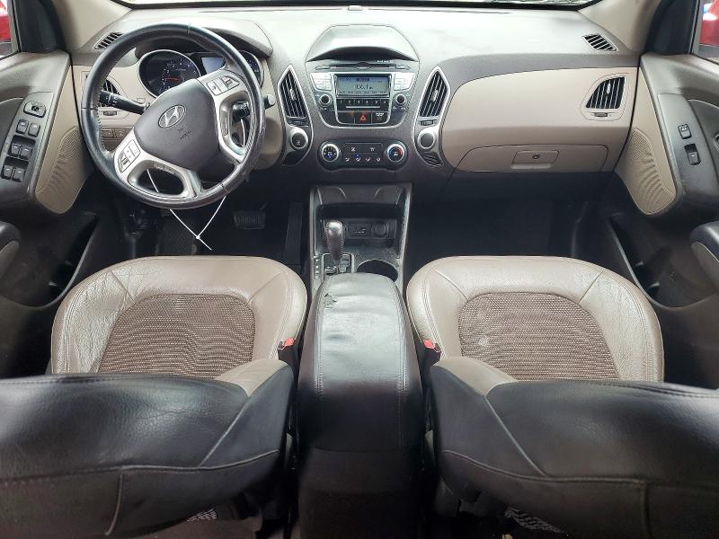 2010 Hyundai Tucson VIN KM8JUCAC7AU056610 COPART salvage auction — FRONT END, Ma - Cert Of Title-Reconstrctd Coll, sold $850 on 2026-07-08 (photo 8)