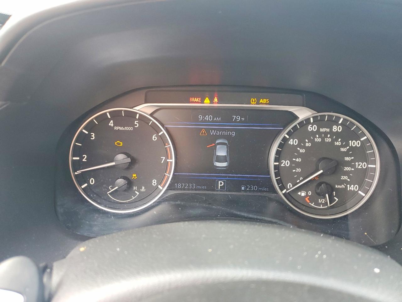 2019 Nissan Altima VIN 1N4BL4CV9KC165065 COPART salvage auction — Rear End, TN - SALVAGE CERTIFICATE, sold $2,800 on 2026-07-09 (photo 9)