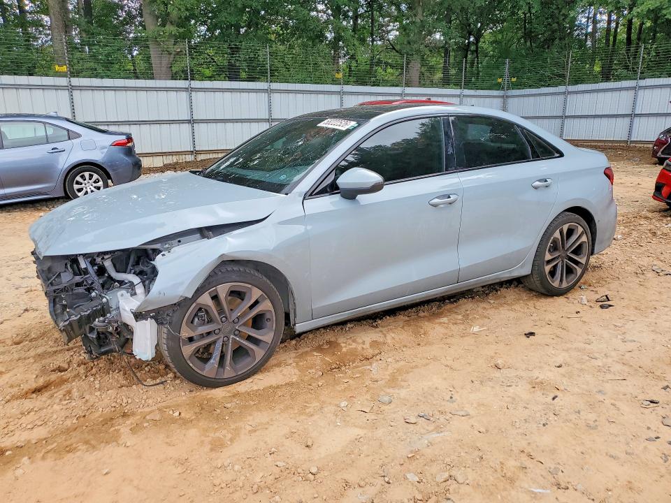 2025 Audi A3 VIN WAUGUDGY9SA066336 COPART salvage auction — FRONT END, Ga - Cert Of Title-Salvage, sold $300 on 2026-07-24 (photo 1)