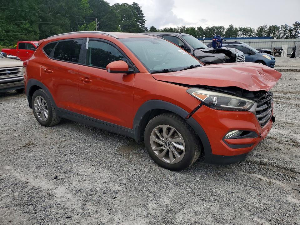 2016 Hyundai Tucson VIN KM8J33A45GU154538 COPART salvage auction — FRONT END, Ga - Cert Of Title-Salvage, sold $2,350 on 2026-07-13 (photo 4)