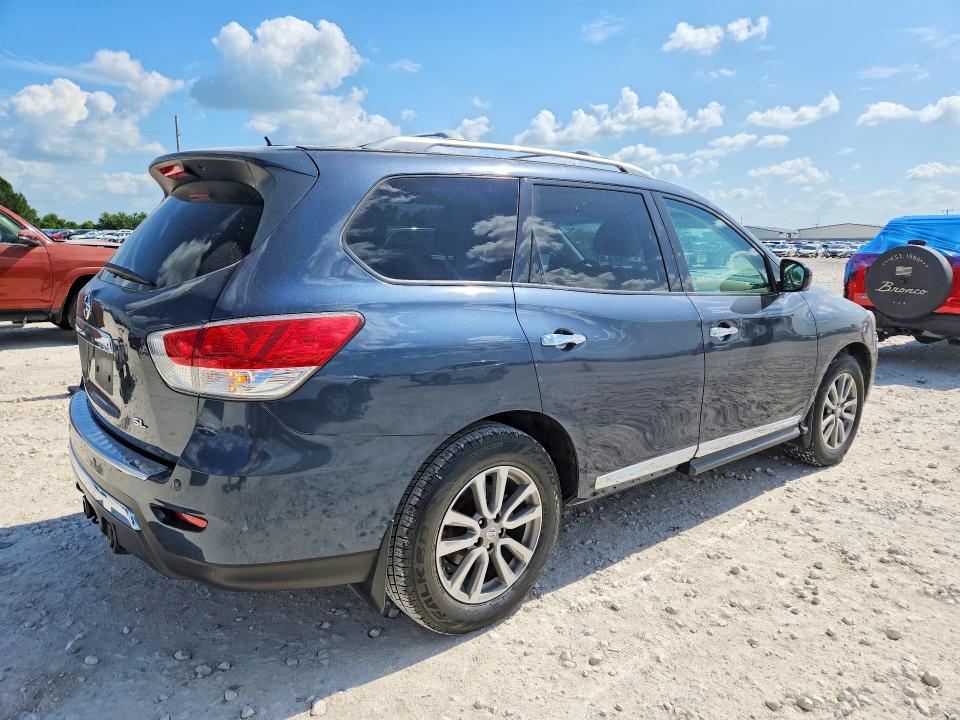 2016 Nissan Pathfinder VIN 5N1AR2MN0GC646168 COPART salvage auction — HAIL, Tx - Certificate Of Title, sold $1,250 on 2026-07-09 (photo 3)