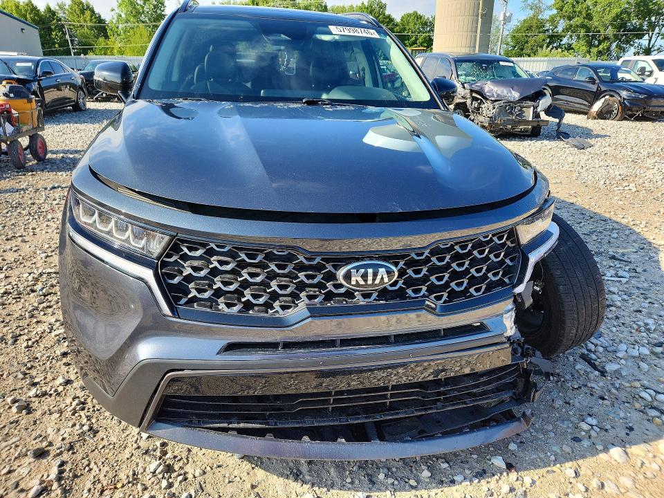 2021 Kia VIN 5XYRLDLCXMG056037 COPART salvage auction — FRONT END, Mi - Scrap Certificate Of Title, sold $3,200 on 2026-07-23 (photo 5)