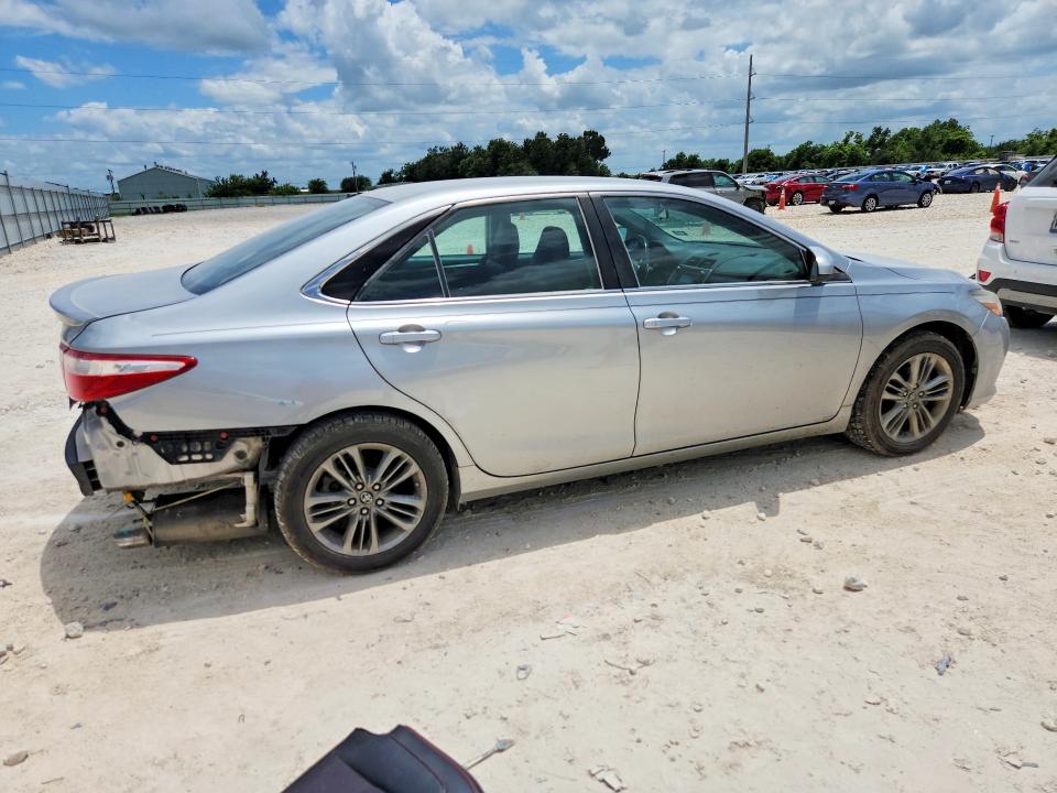 2017 Toyota Camry VIN 4T1BF1FK2HU708739 COPART salvage auction — REAR END, Tx - Salvage Vehicle Title, sold $6,300 on 2026-07-09 (photo 3)
